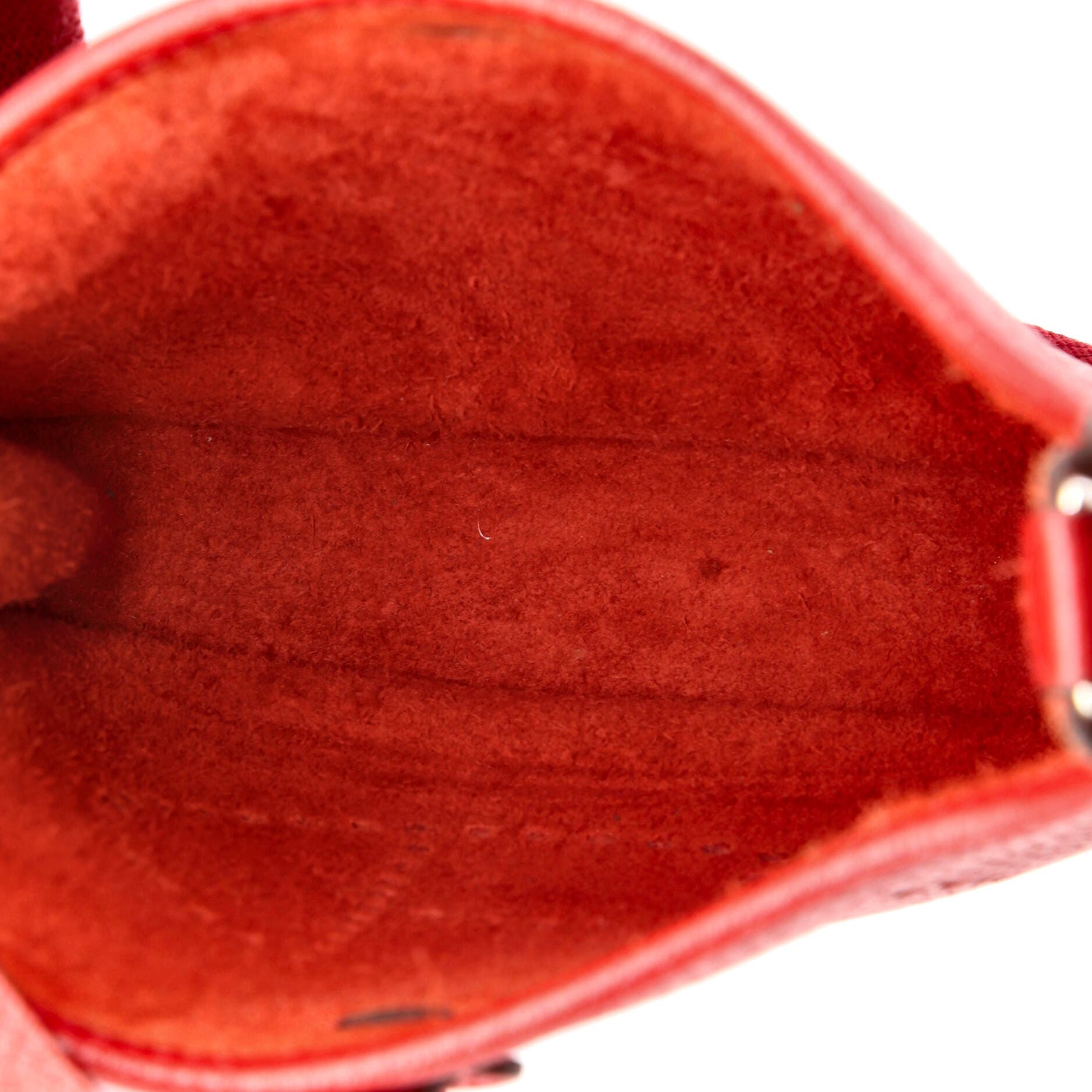 Pre-Owned Hermes Evelyne Bag Gen III Clemence TPM, Alternate, color, Rouge Vif