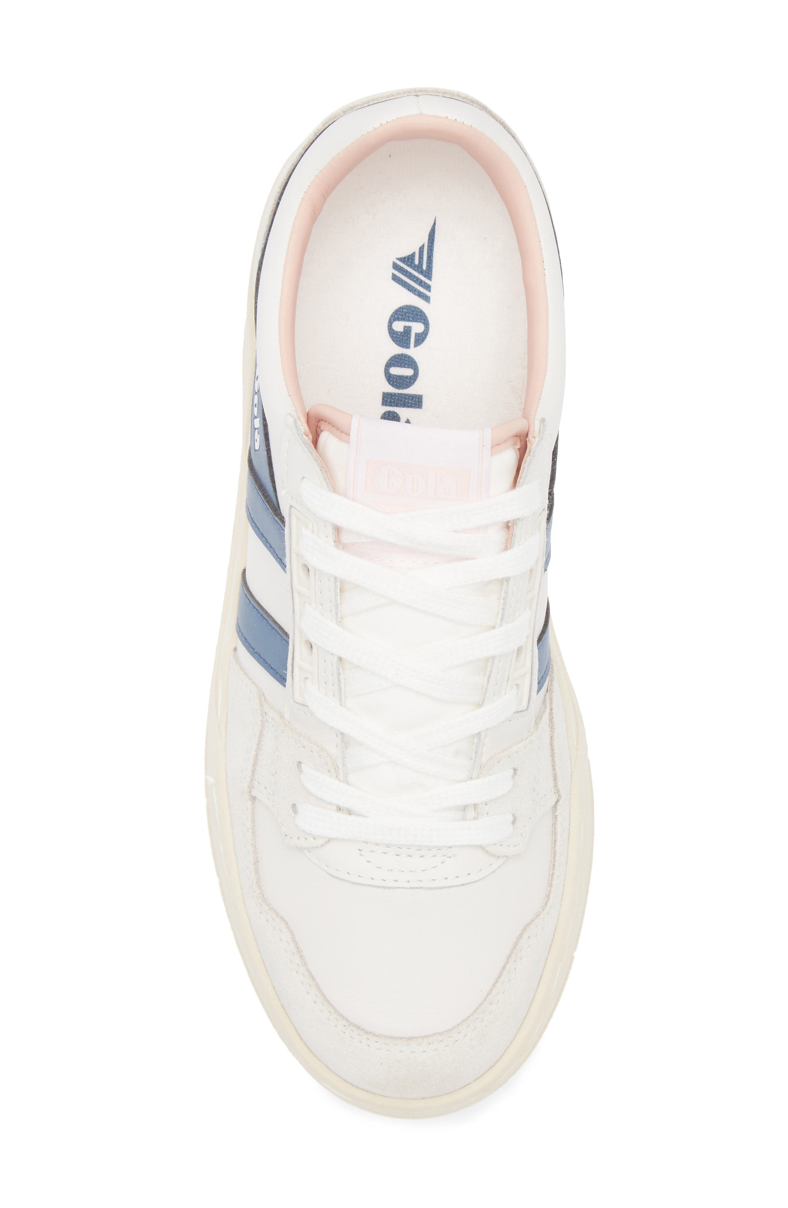 Gola Challenge 84 Low Top Sneaker, Alternate, color, White/ Moonlight/ Pearl Pink