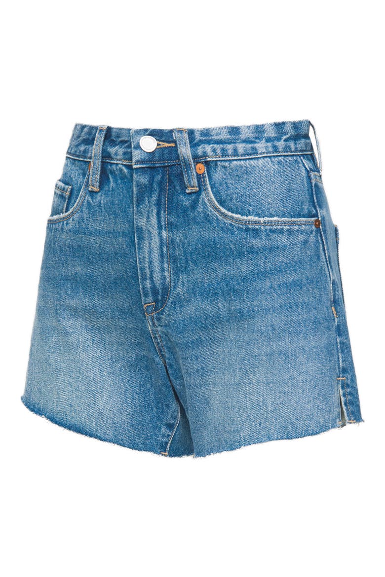 Denim Mom Shorts, Alternate, color, GOOD VIBRATIONS