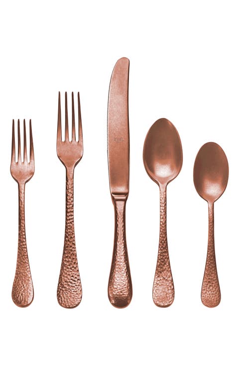 Epoque Distressed Bronze 5-Piece Place Setting