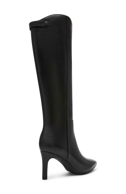 Anne Klein Marucia Pointed Toe Knee High Boot In Black