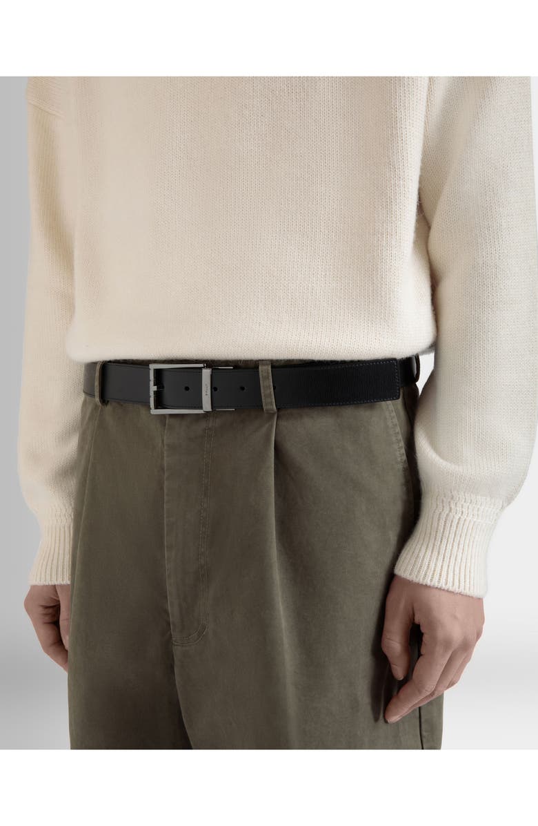 Bally Astory 35mm Reversible And Adjustable Belt In Embossed Calf Leather, Alternate, color,
