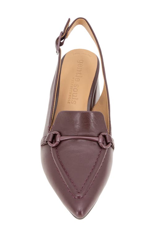 Gentle Souls Dawson Slingback Pump In Burgundy