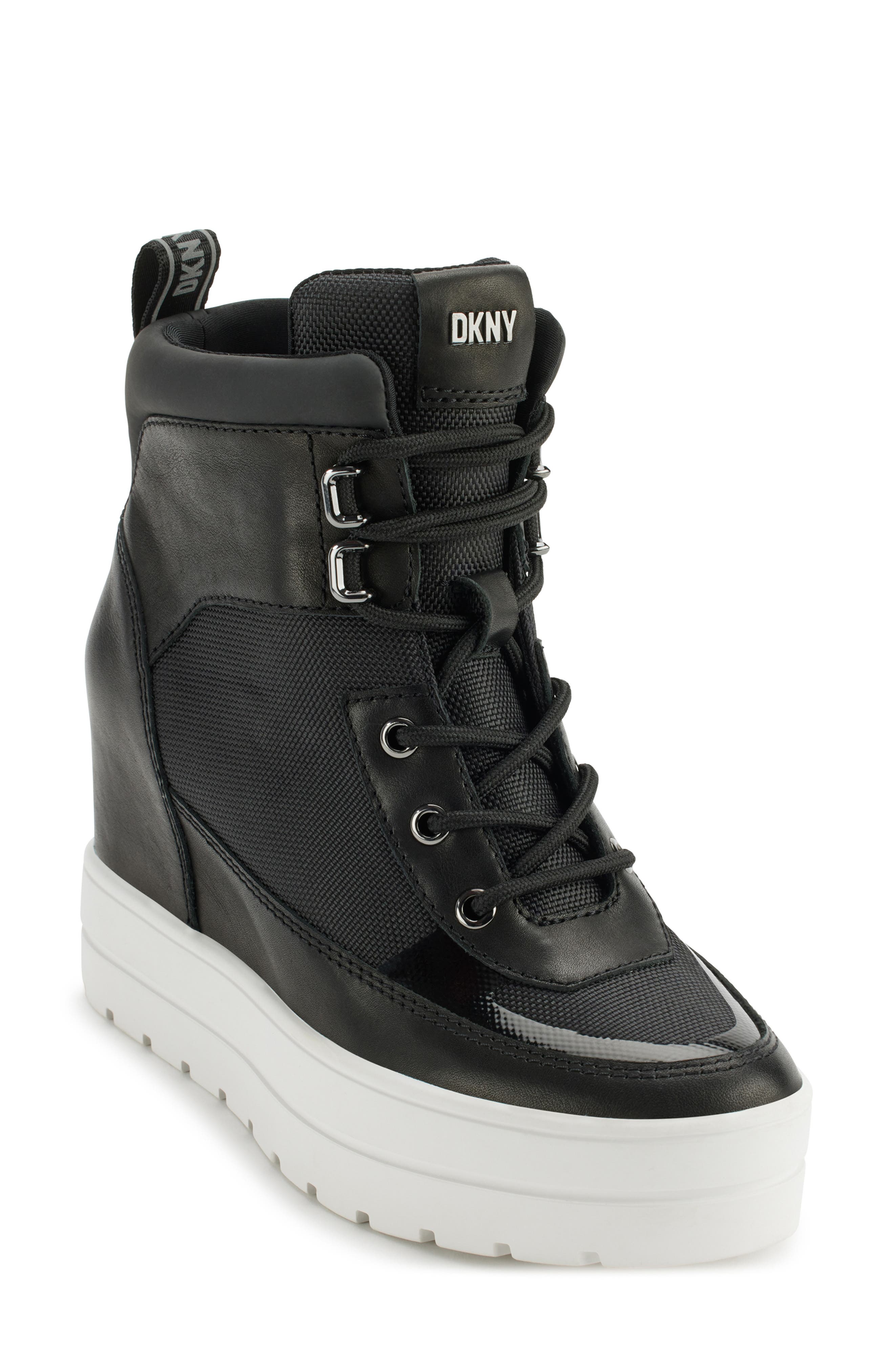 DKNY Cove Platform Wedge Bootie
