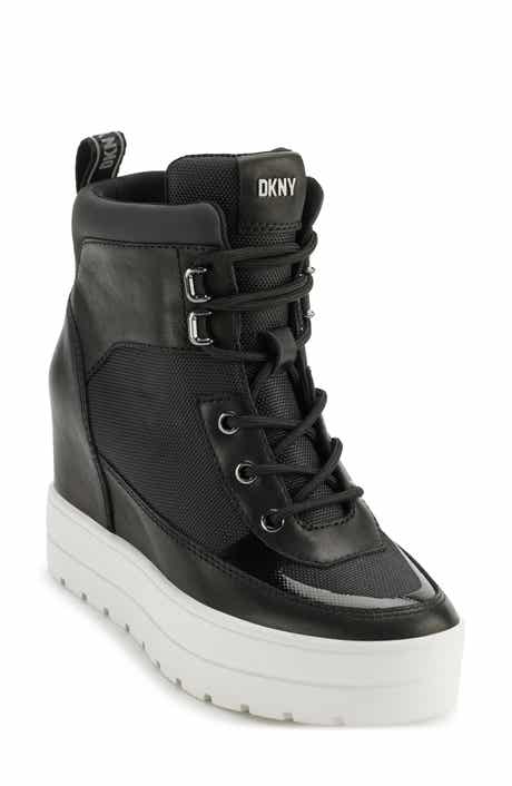DKNY Cove Platform Wedge Bootie
