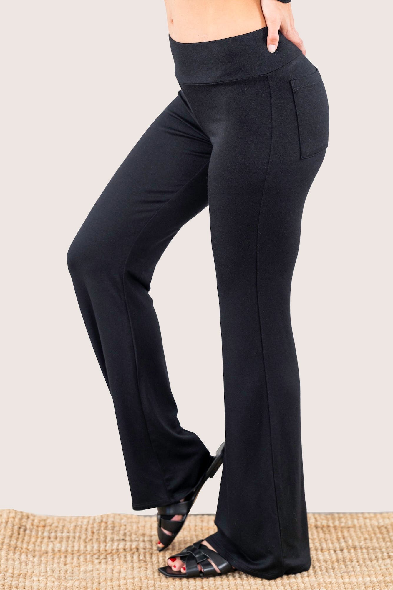 Butt, Seriously Flare Lounge & Sleep Pants with Pockets