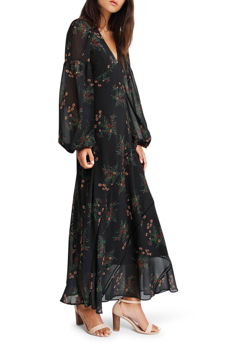 In Your Dreams Maxi Dress, Alternate, color, Black