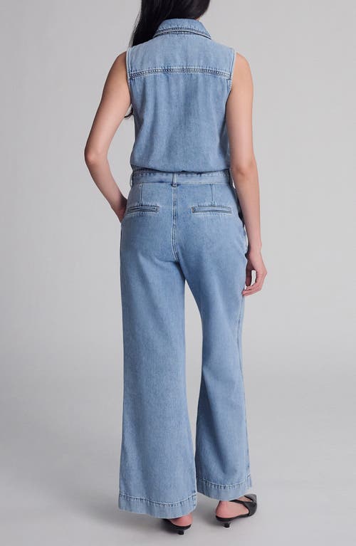 Mavi Jeans Elara Sleeveless Denim Jumpsuit In Blue
