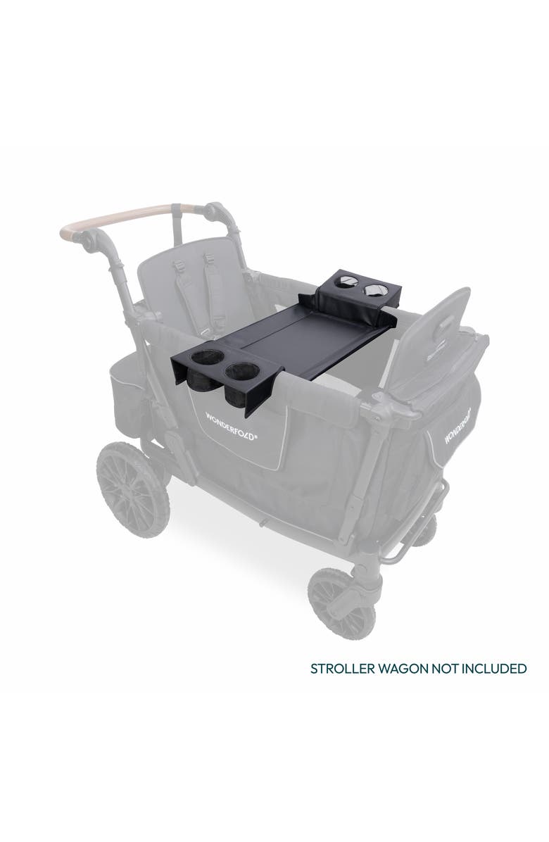 WonderFold Flex Snack Tray for L2 Wagon, Alternate, color, Black