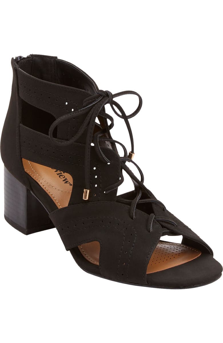 Comfortview The Lucinda Shootie, Main, color, Black