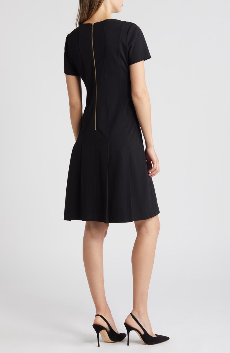 slim fit dress slacks Tahari ASL Halter Tie Neck Sleeveless Multi Print Fit & Flare Satin Dress