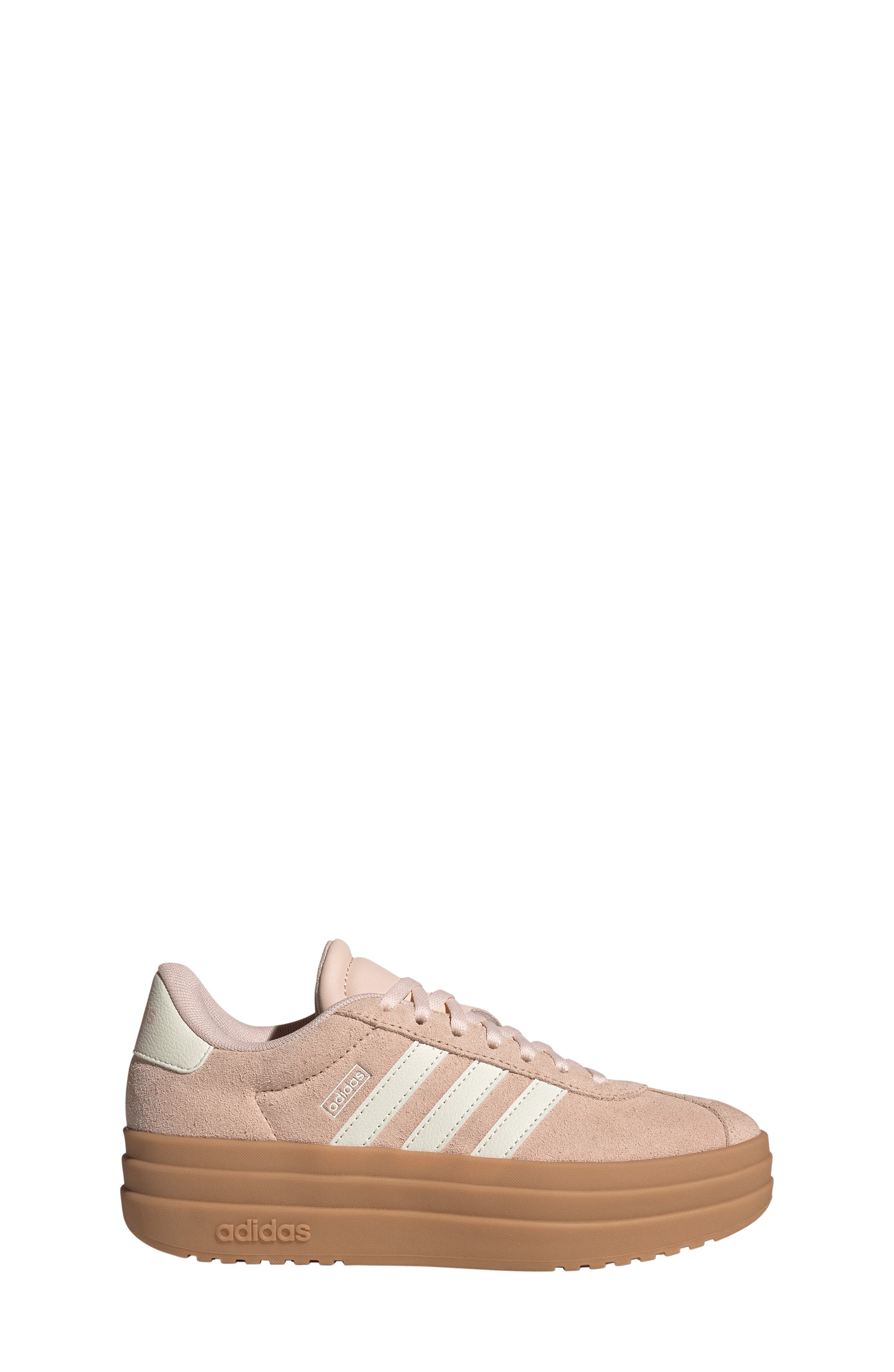 Kids' VL Court Bold Lifestyle Sneaker, Alternate, color, BLUSH PINK/ OFF WHITE/ GUM 3