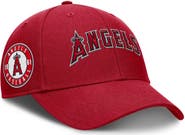 Nike Men's Nike Red Los Angeles Angels Rise Gaberdine Adjustable Hat