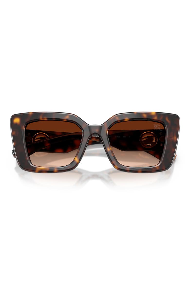 51mm Cat Eye Sunglasses, Alternate, color, DARK HAVANA / BROWN GRADIENT