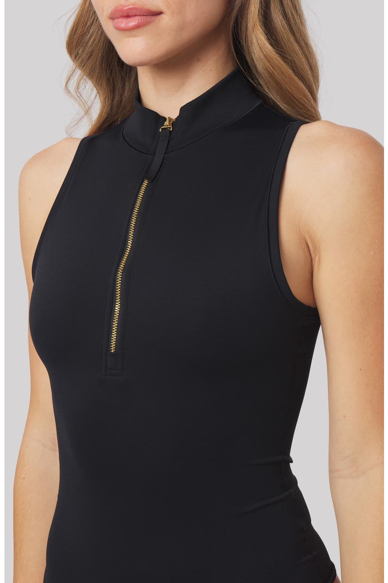 Tinsley Sleeveless Golf Bodysuit, Alternate, color, BLACK
