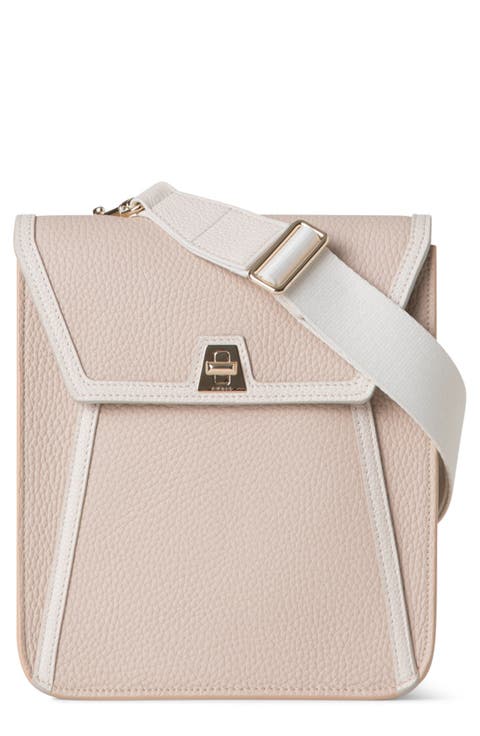 Small Anouk Leather Messenger Bag