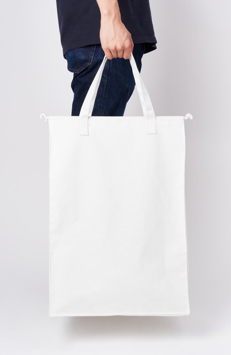 Yamazaki Laundry Hamper, Alternate, color, White