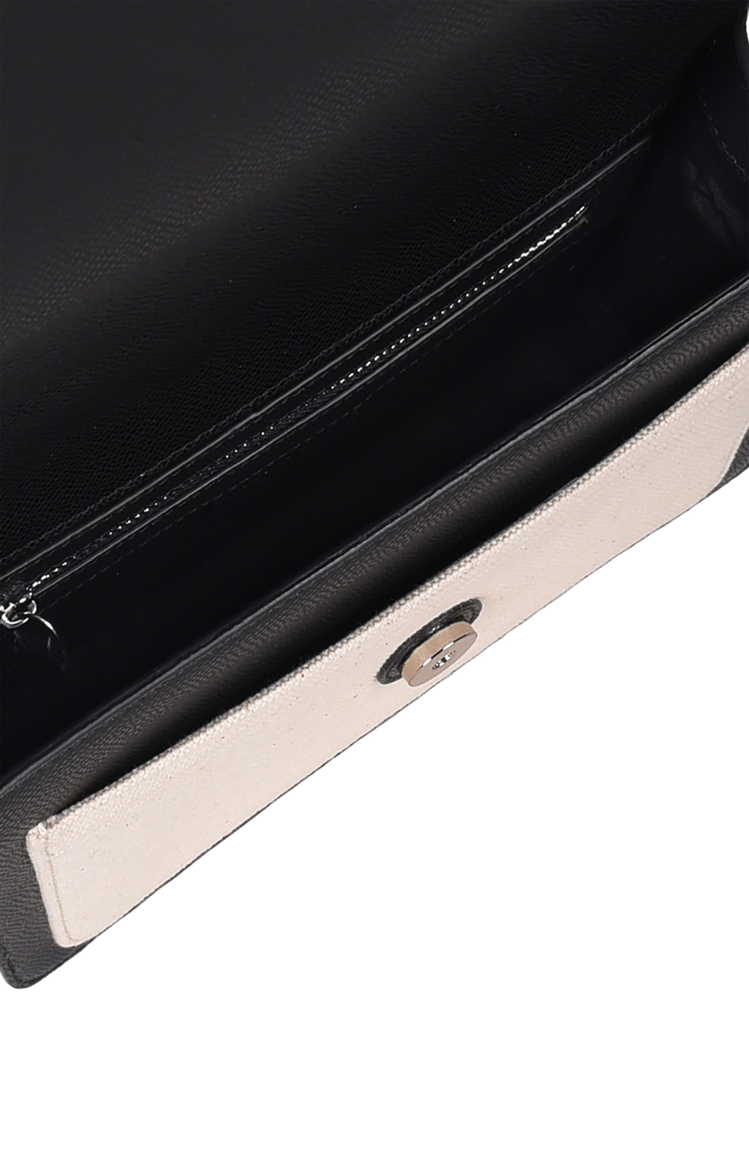 HYER GOODS Upcycled Leather and Canvas Convertible Crossbody Satchel, Alternate, color, 