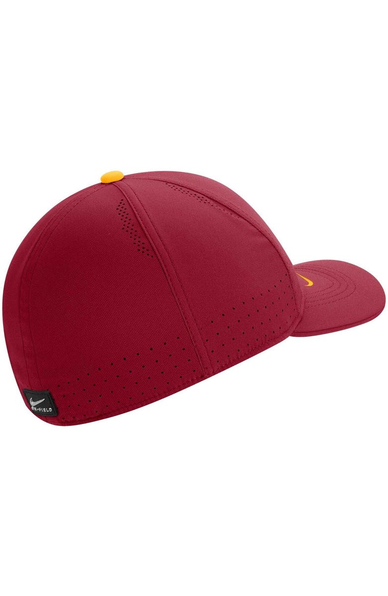 Nike Men's Nike Cardinal Iowa State Cyclones 2022 Sideline Classic99 Swoosh Performance Flex Hat, Alternate, color, Cardinal