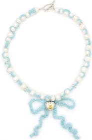 Velvet Luna Cashmere Pearl Teddy Necklace