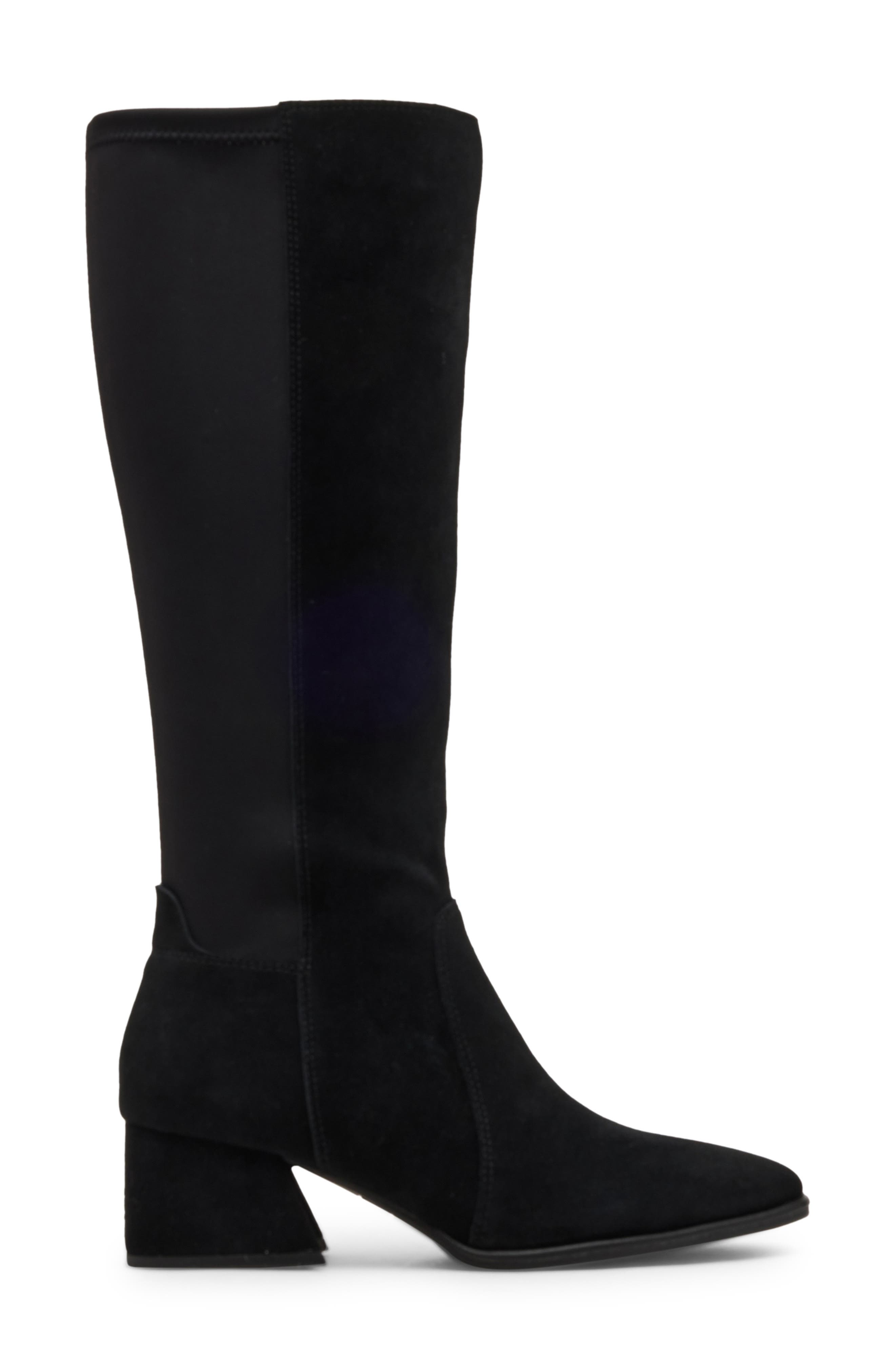 Blondo Meliana Boot, Alternate, color, Black Suede