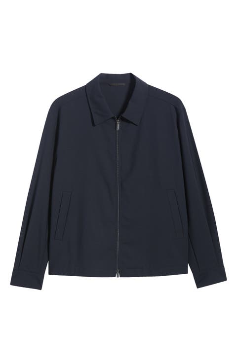 Virgin Wool Zip Jacket