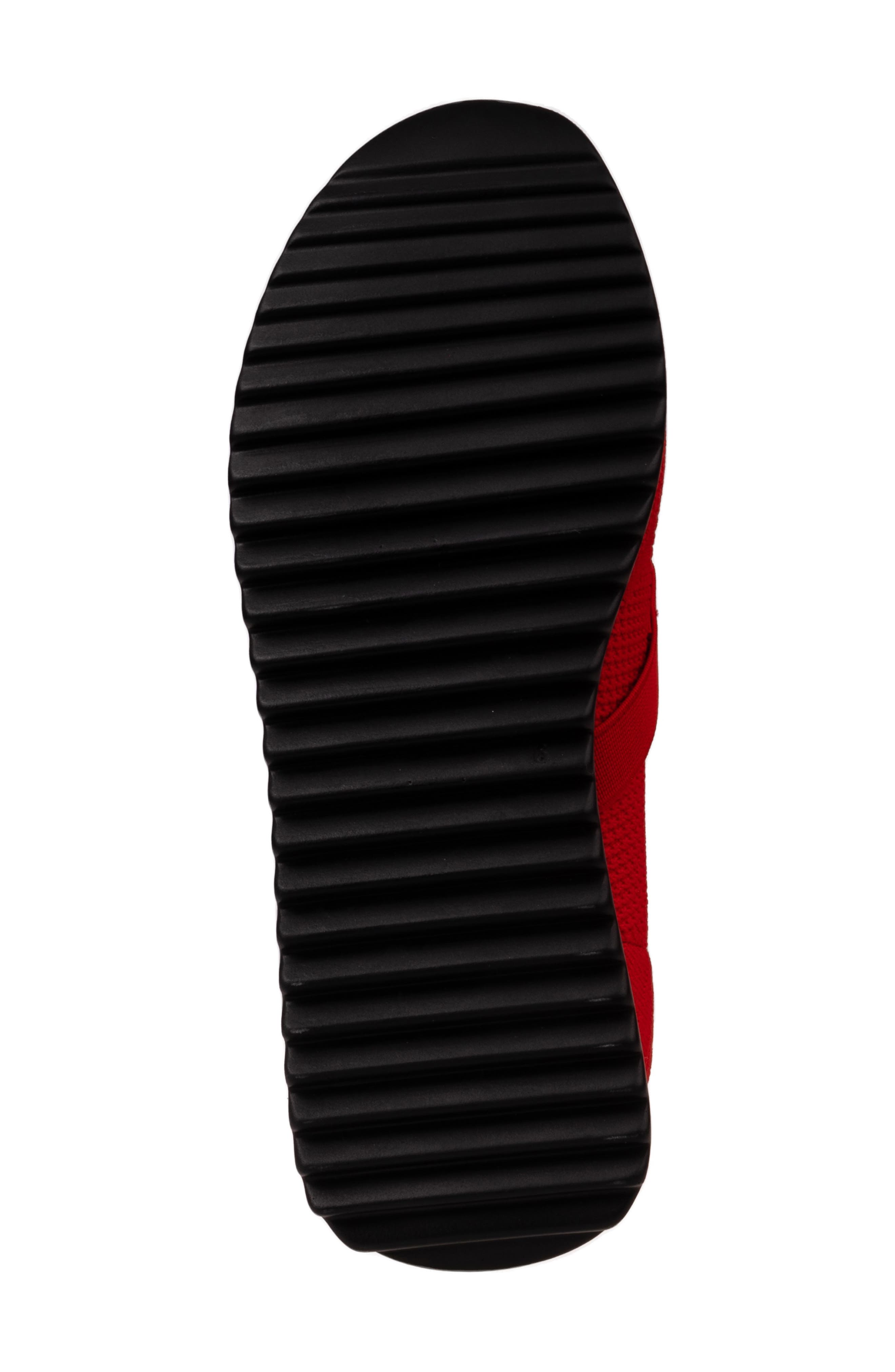 Brooklyn Pull-On Sneaker, Alternate, color, RED