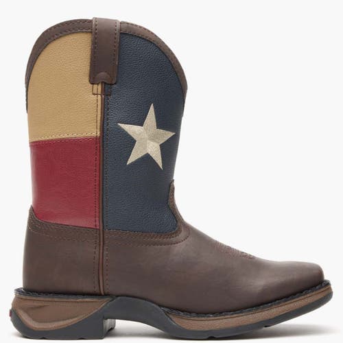 DURANGO Lil' Kids' Texas Flag Western Boot in Brown And Texas Flag  product
