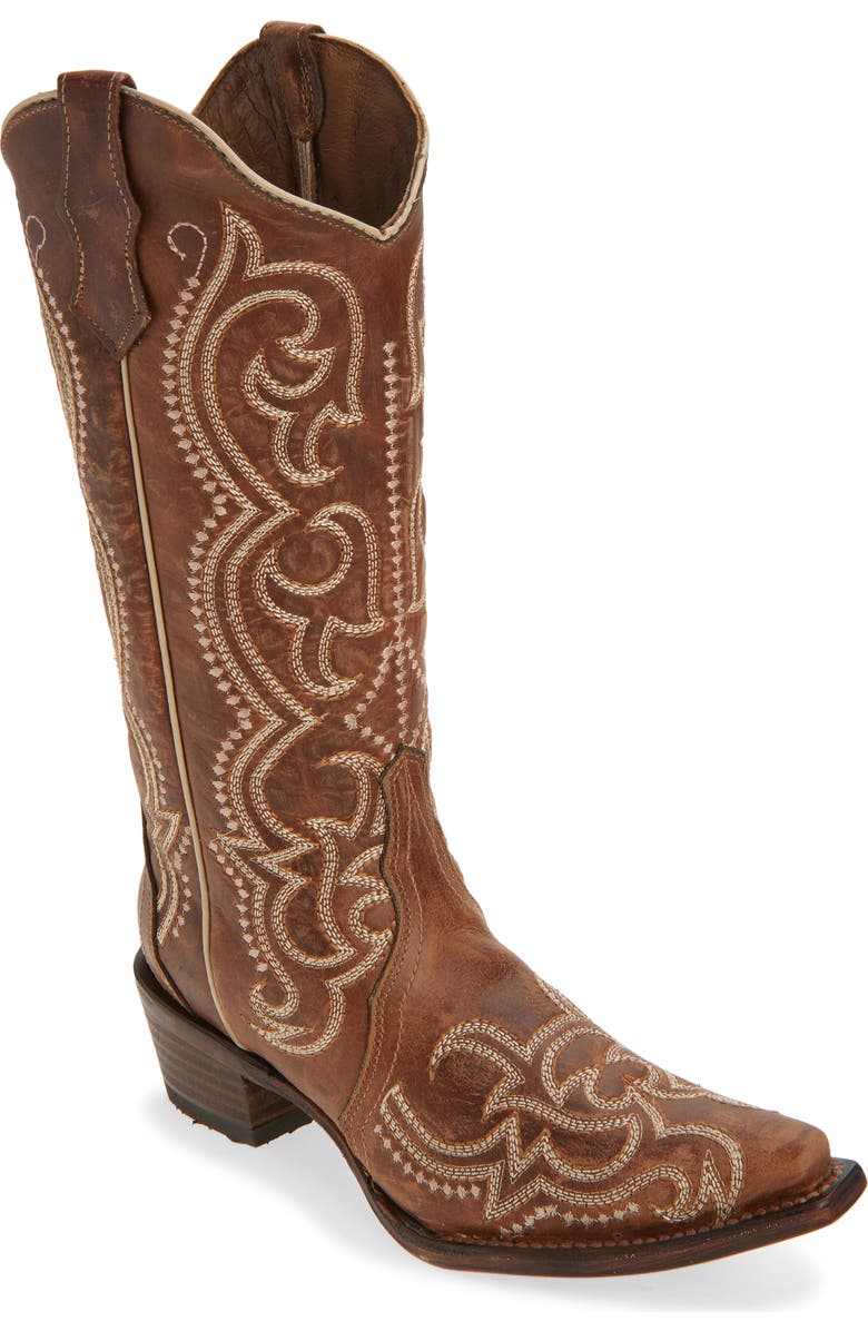 CIRCLE G Embroidered Western Boot, Main, color,