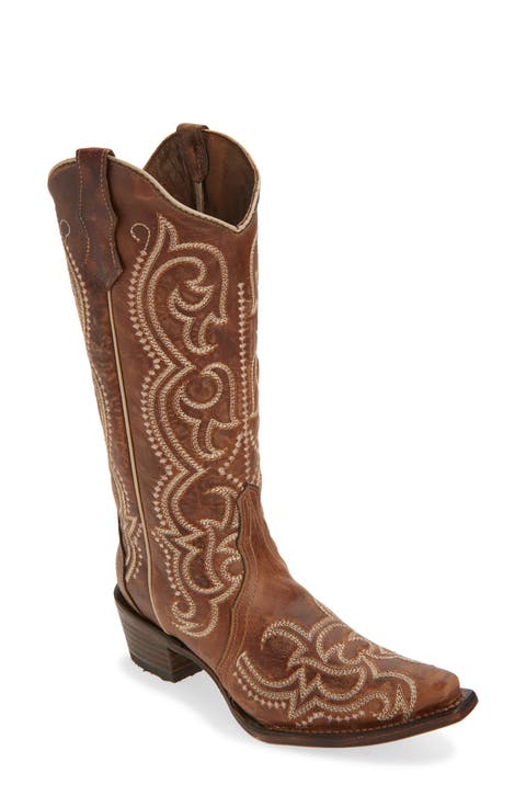 Embroidered Western Boot (Women)