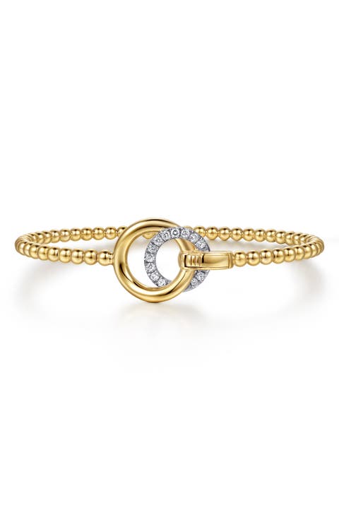 Bujukan Diamond Double Circle Bracelet