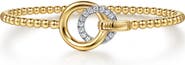 Gabriel & Co. Bujukan Diamond Double Circle Bracelet