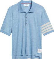 Thom Browne 4-Bar Virgin Wool Jersey Polo