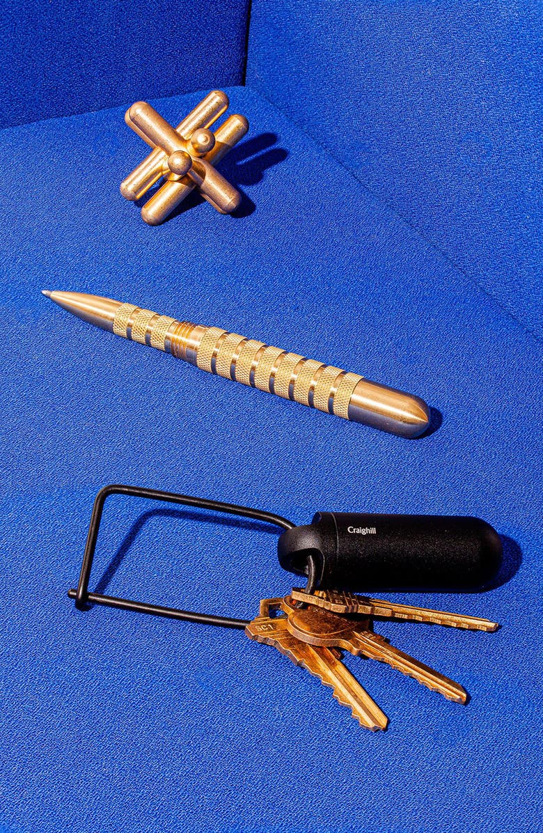 CRAIGHILL Wilson Key Ring, Alternate, color, Vapor Black