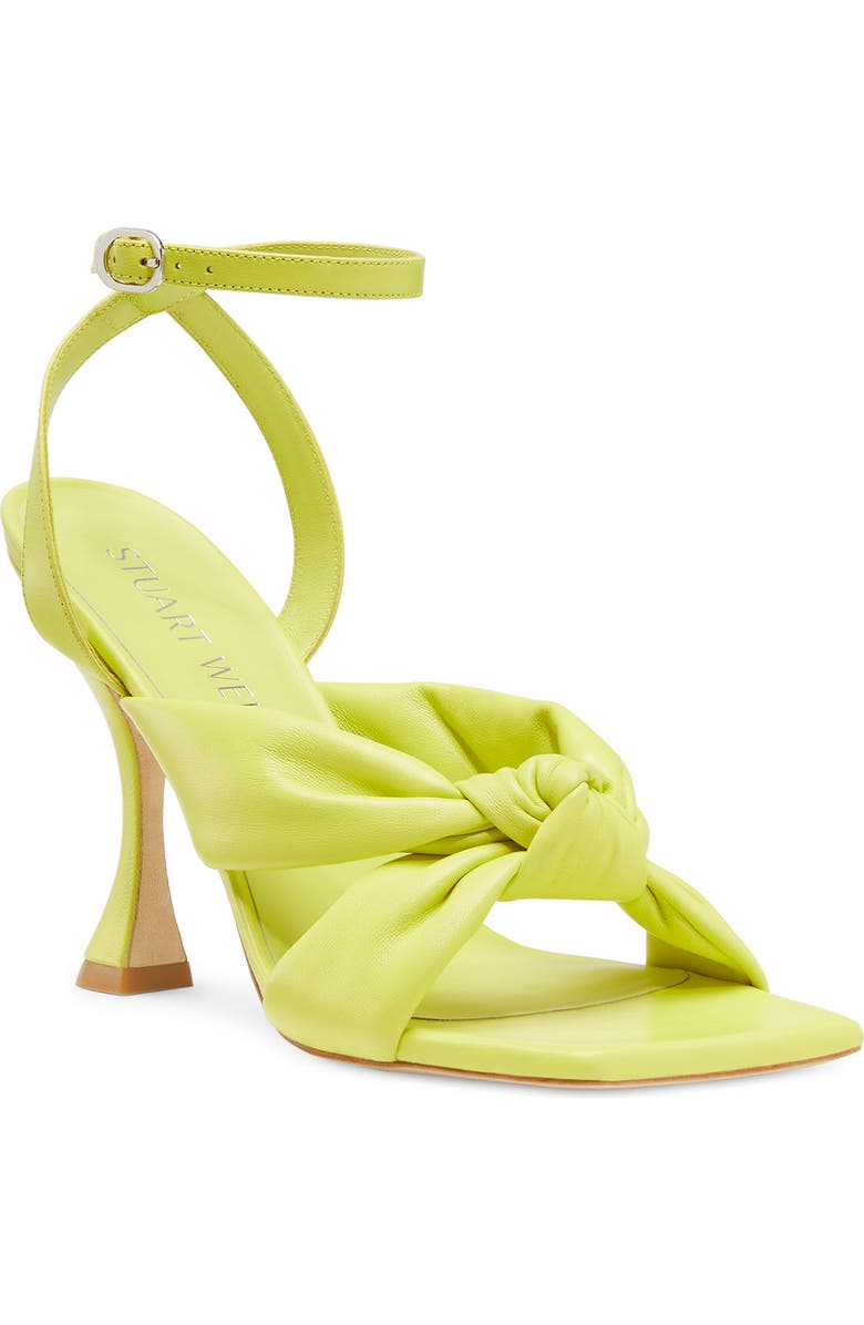 Stuart Weitzman Playa Ankle Strap 100 Knot Sandal, Main, color, Pistachio