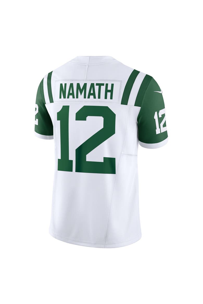 Men's Nike Joe Namath White New York Jets Classic Alternate Vapor F.U.S.E. Retired Player Limited Jersey, Alternate, color, White
