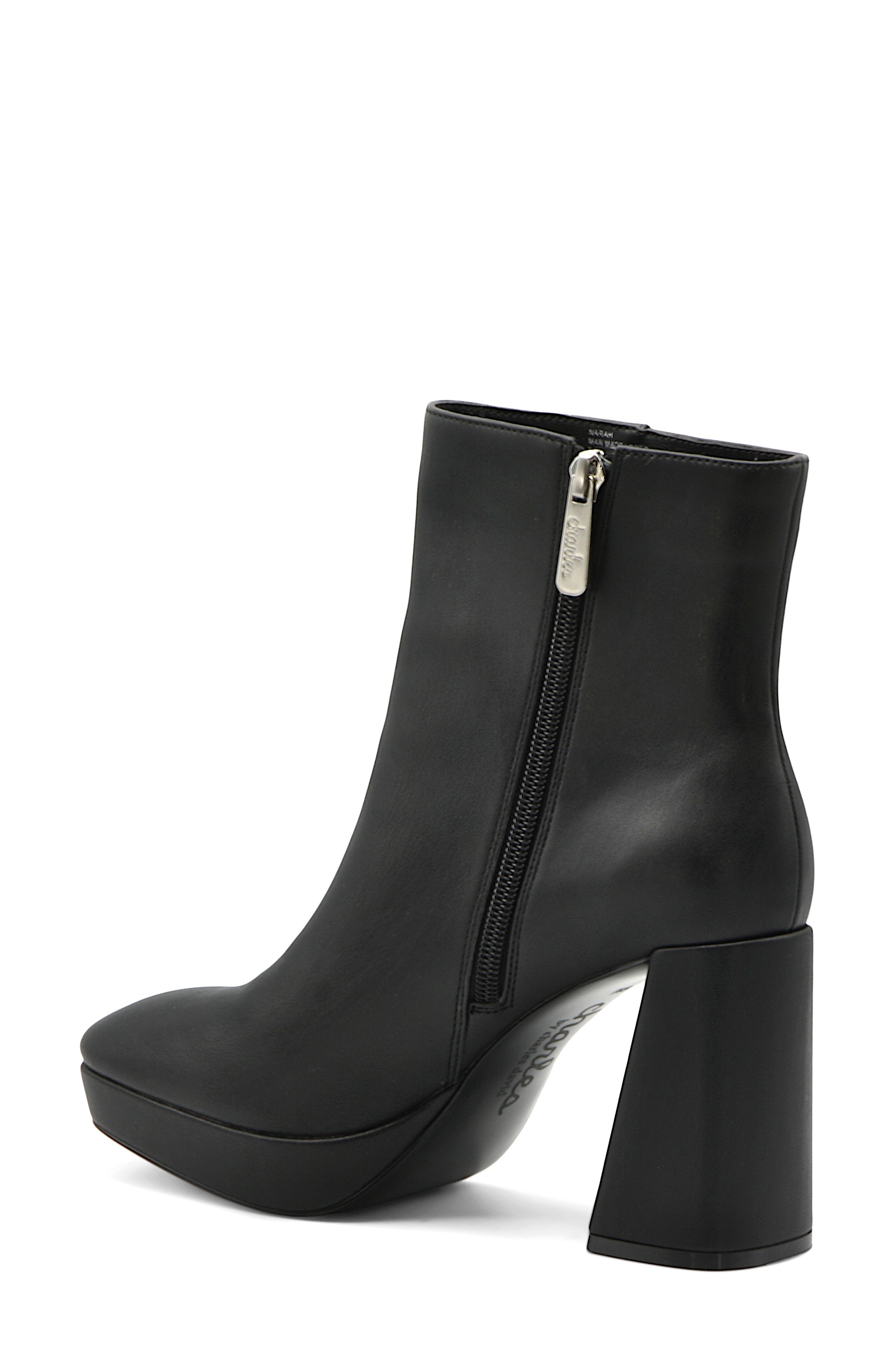 Narah Block Heel Platform Bootie, Alternate, color, BLACK-SM