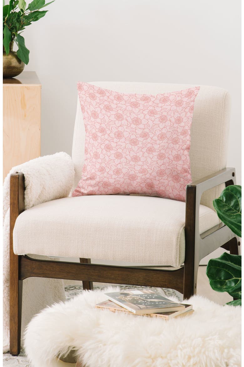 Avenie Spring Garden Collection Throw Pillow, Alternate, color, MULTI