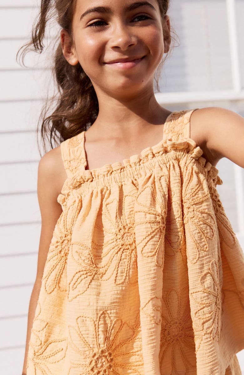 NEXT Kids' Embroidered Tank & Shorts Set, Alternate, color, Yellow