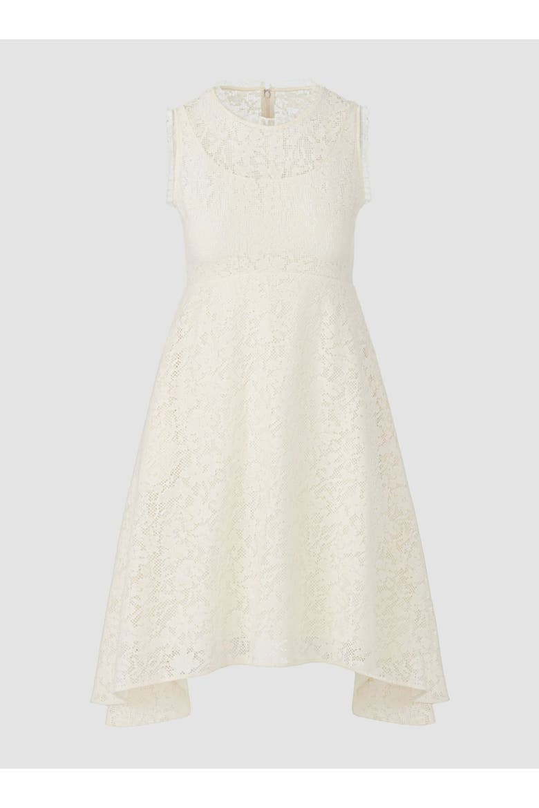 Organic Cotton Lace Dress, Alternate, color, Off-white