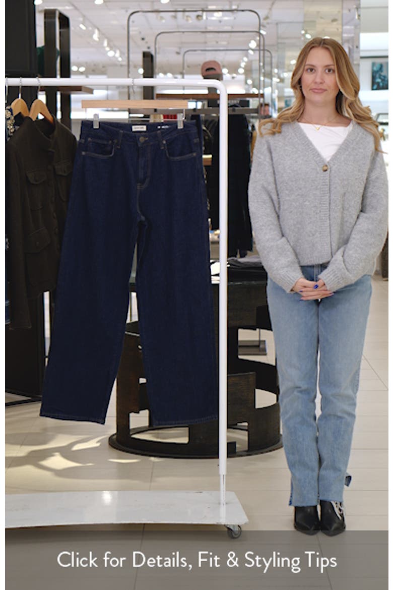 Mid Rise Wide Leg Jeans video