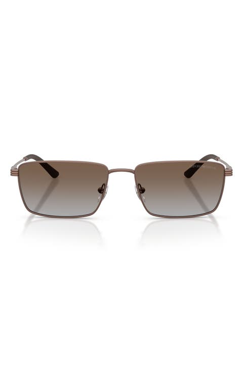 57mm Rectangular Sunglasses