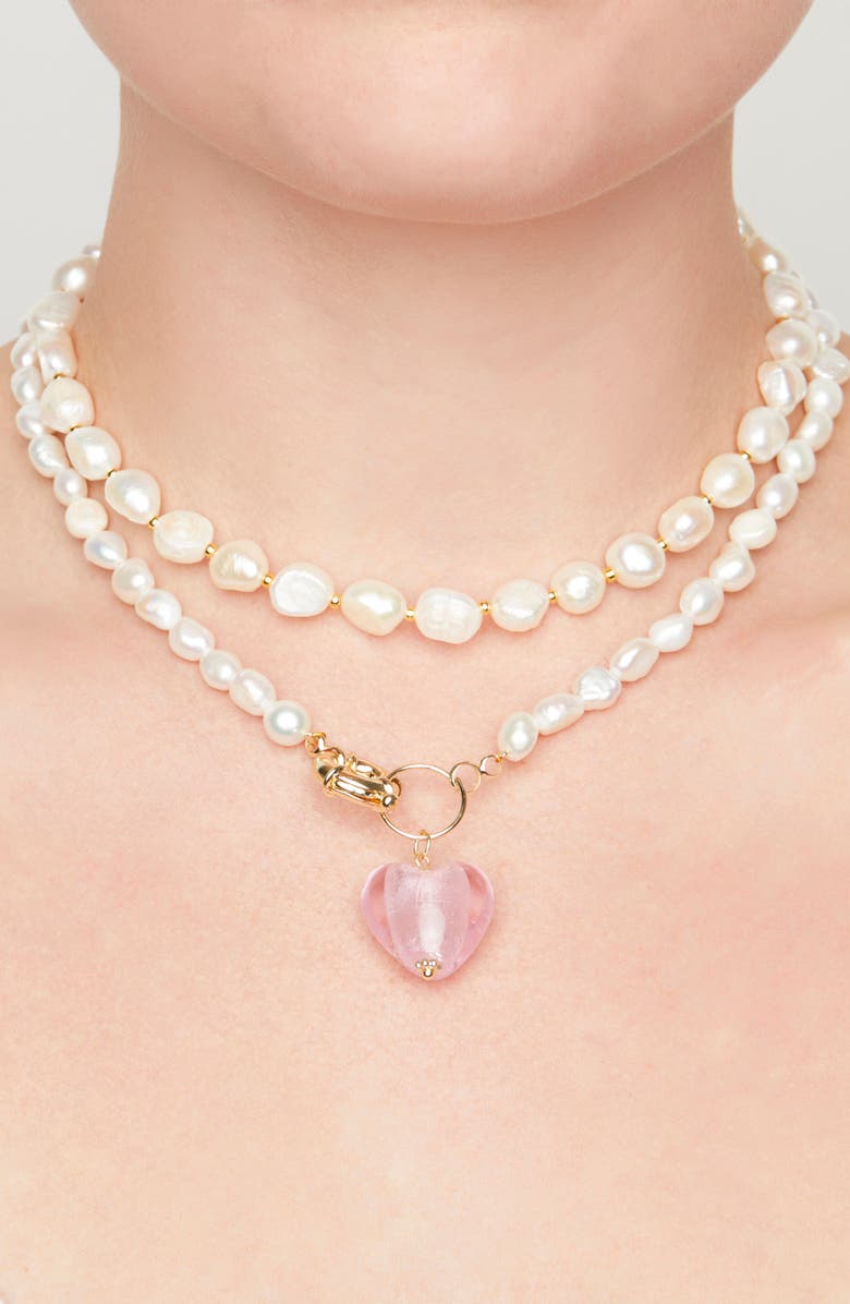 Petit Moments Ren Freshwater Pearl Necklace, Alternate, color, Multi