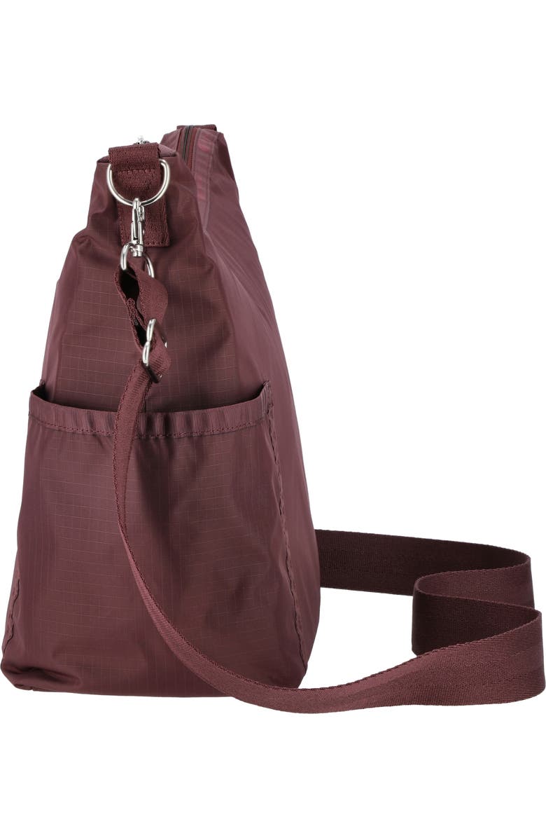 LeSportsac Zip Bucket Shoulder Bag, Alternate, color, Deep Cherry