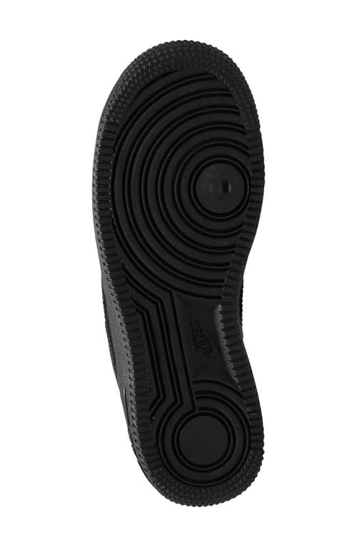 Shop Nike Kids' Air Force 1 Sneaker In Black/black/black