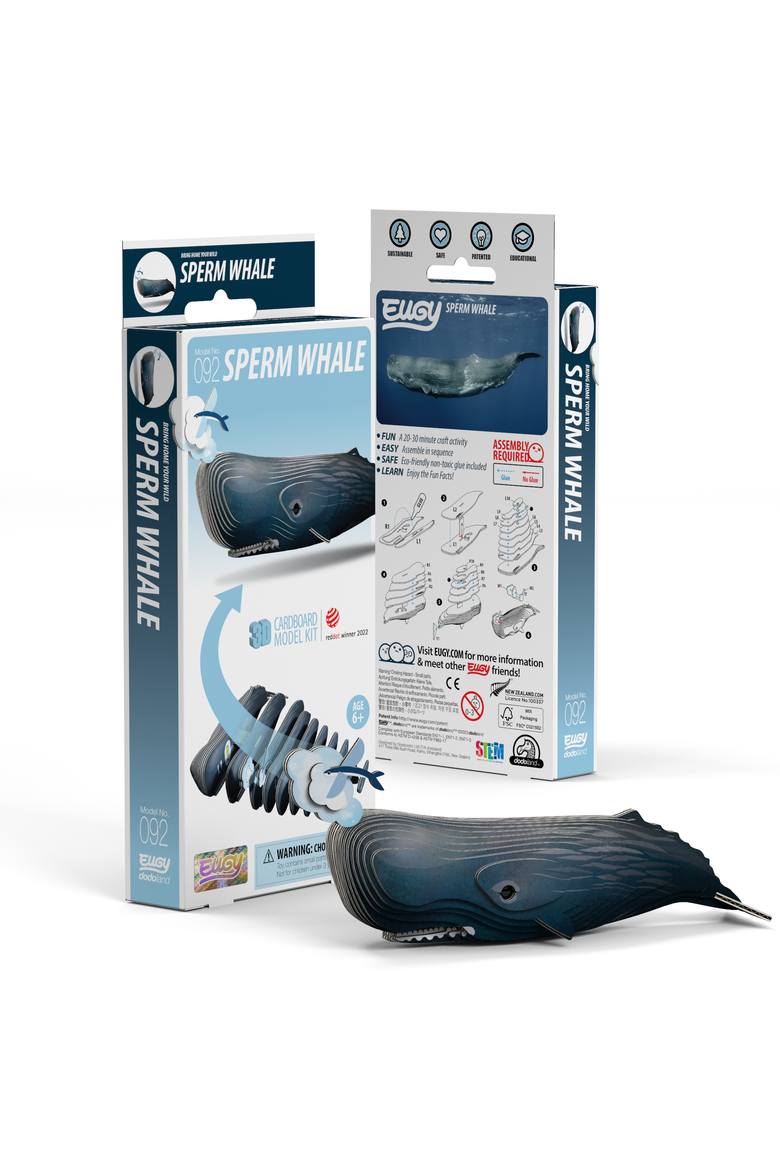 Sperm Whale 3D Puzzle, Main, color, No Color