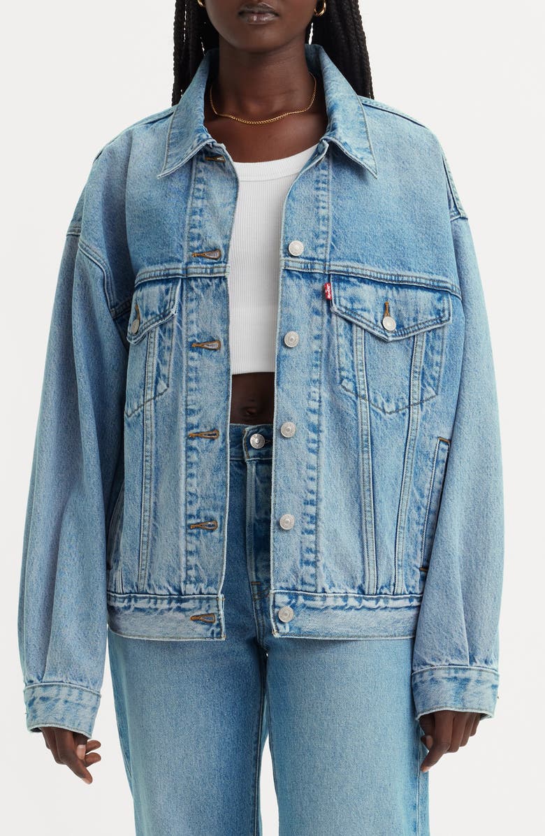 Levi's<sup>®</sup> '90s Denim Trucker Jacket, Main, color,