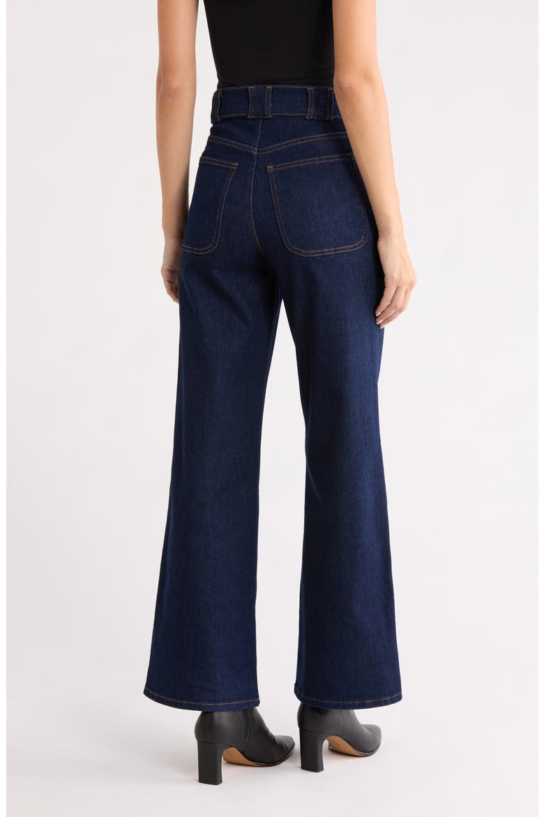 Modern Pocket High Waist Wide Leg Jeans, Alternate, color, RINSE