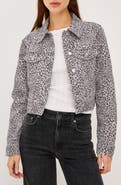 Rails Brea Cheetah Print Denim Jacket