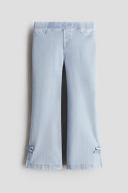 H&M Denim-look Flared Jeggings
